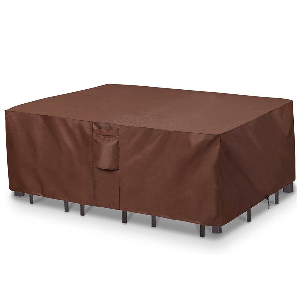 Outdoor Furniture Protector - Brown 420D HEAVY DUTY Outdoor Waterproof