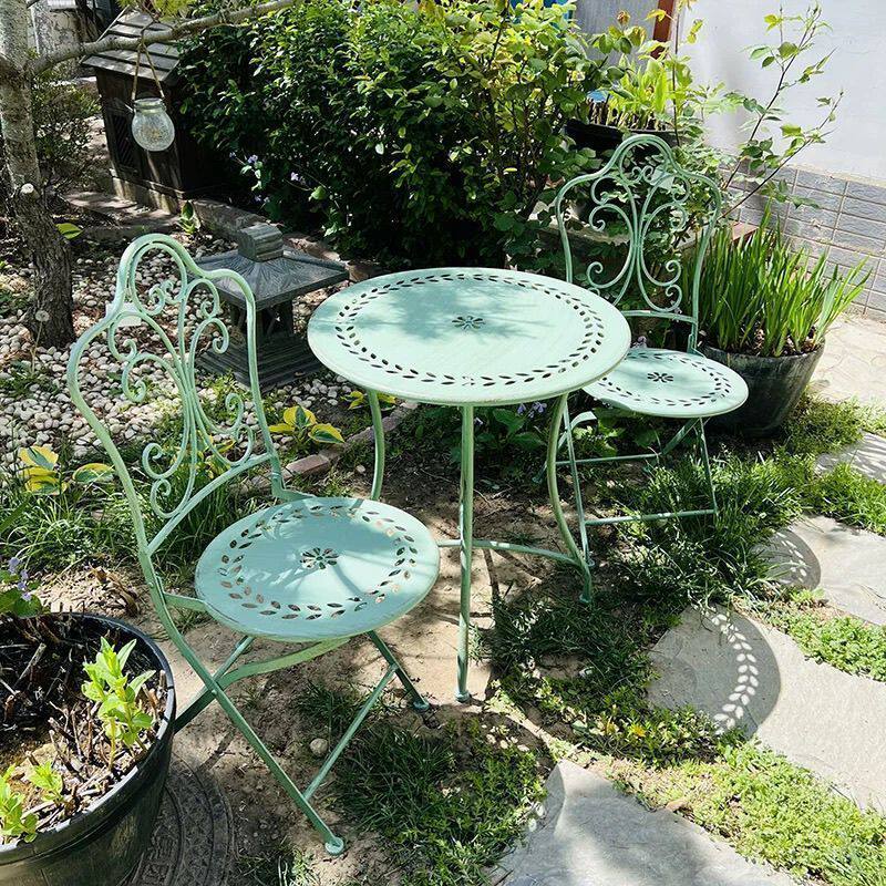 Outdoor Furniture Iron - French Country Iron Table and Chairs