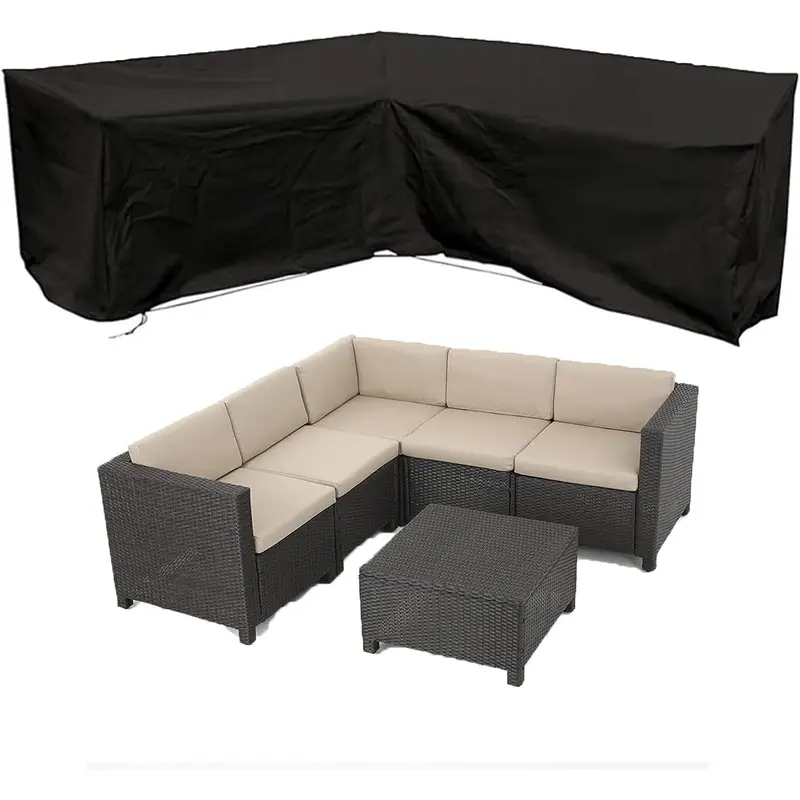 Outdoor Furniture Protector - Anti-UV L-shaped Outdoor Sofa Cover Waterproof