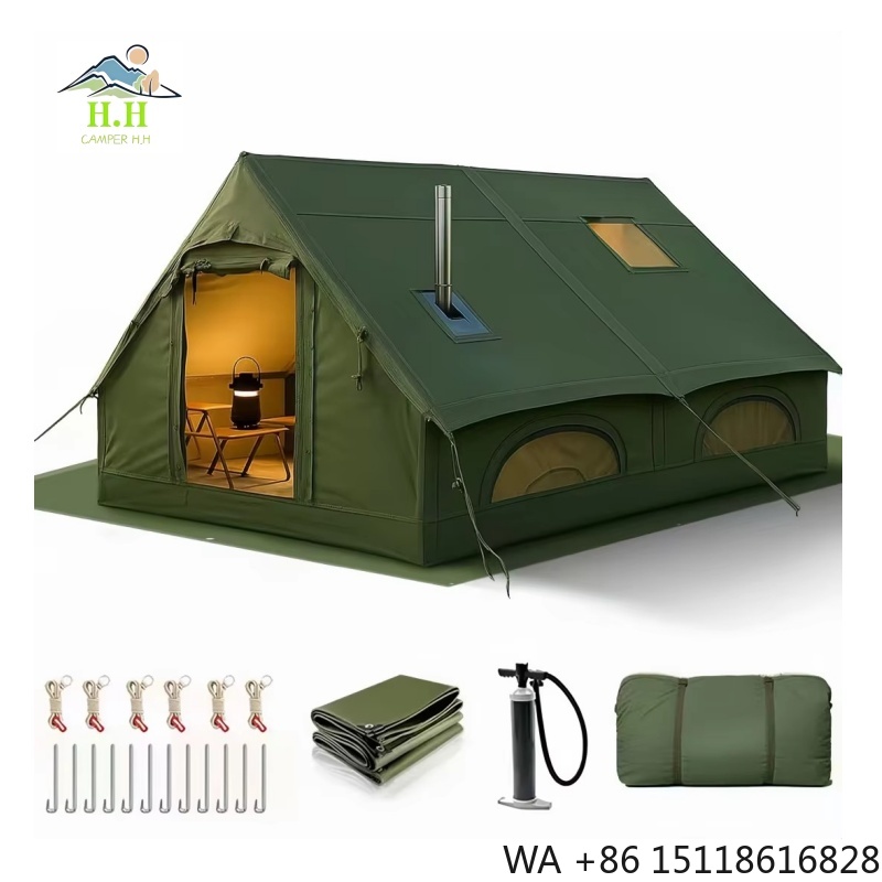 Outdoor Furniture Supplier - 12㎡ Inflatable Camping Tent 300D 420D