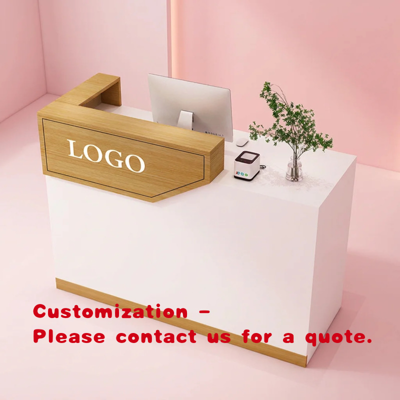 Outdoor Furniture Wooden - custom.Wooden Hotel Reception Desk Modern Office