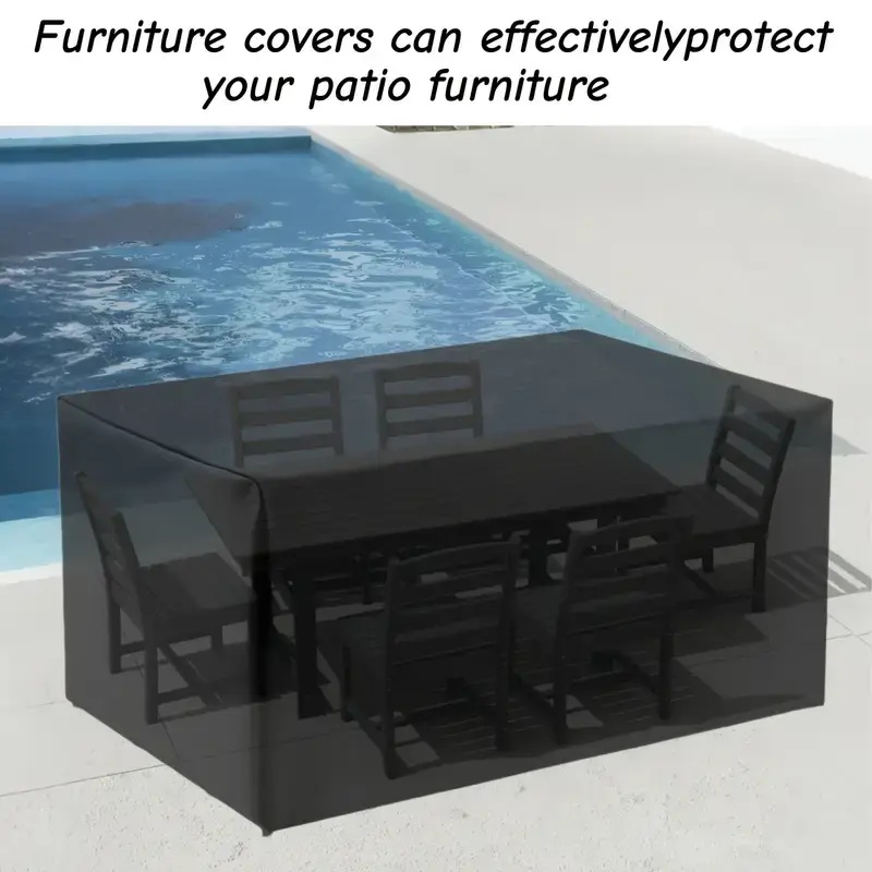 Outdoor Furniture Protector - Heavy Duty Windproof Garden Furniture Cover