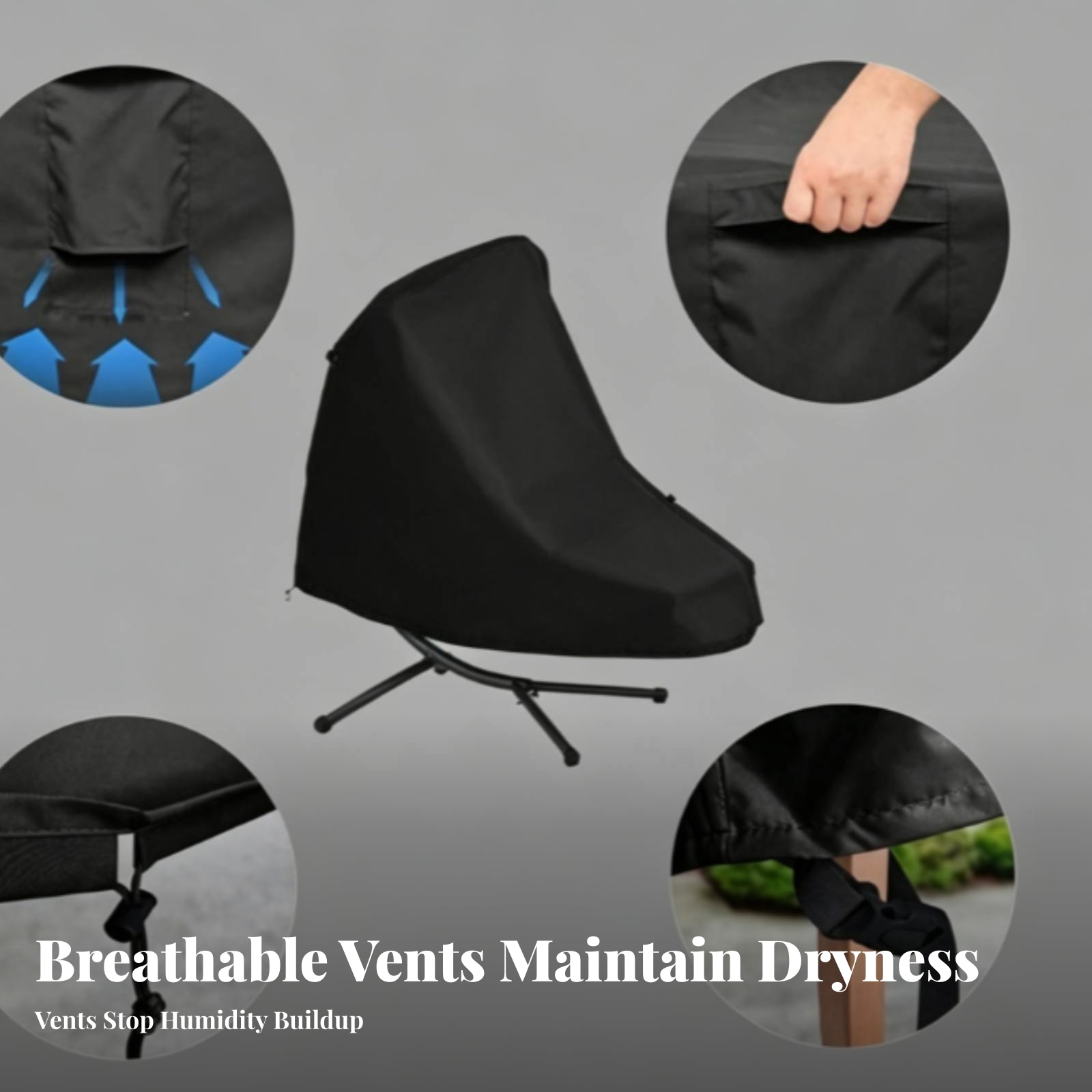 Suspended Chaise Cover Securin - огляд і ціна Outdoor Furniture Cover