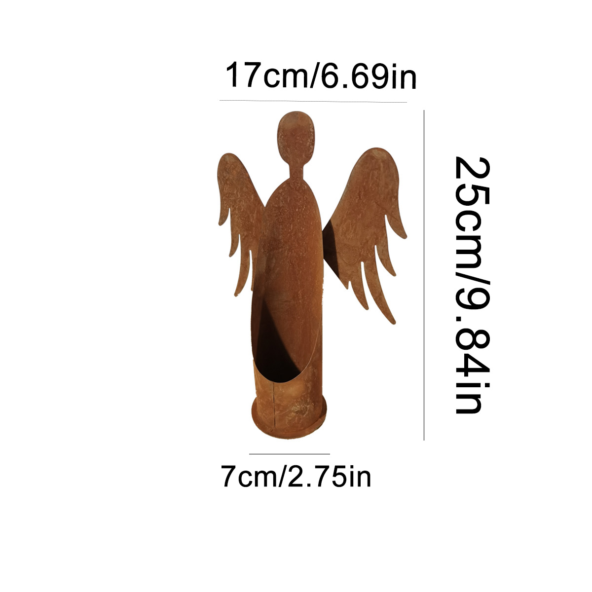 1Pc Iron Garden Sculpture, Vin - огляд і ціна Outdoor Furniture Iron