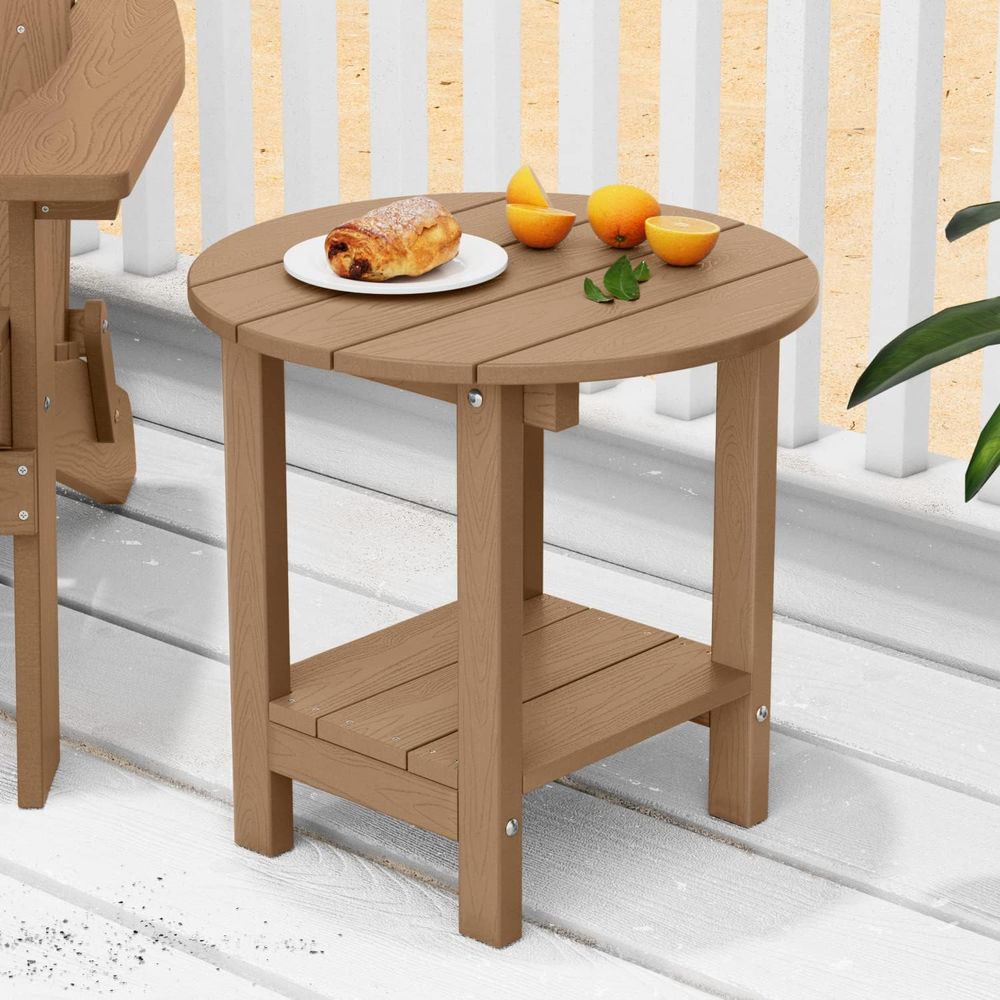 Outdoor 18 Inch Side Table wit - огляд і ціна Outdoor Furniture Wooden