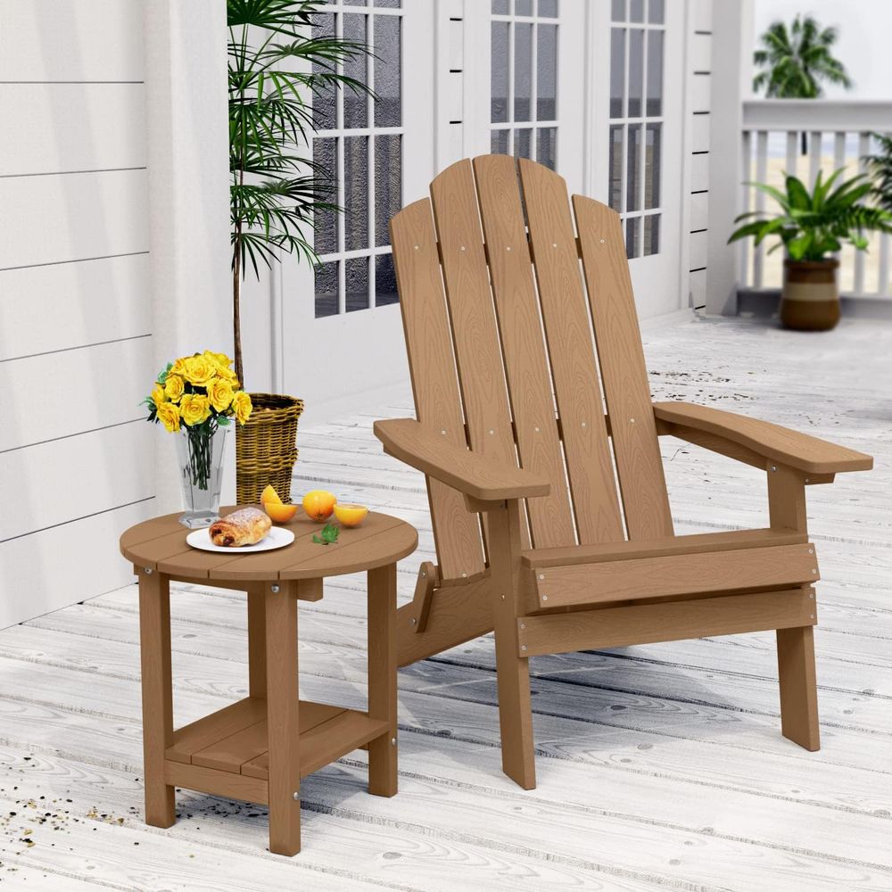 Outdoor 18 Inch Side Table wit - огляд і ціна Outdoor Furniture Wooden