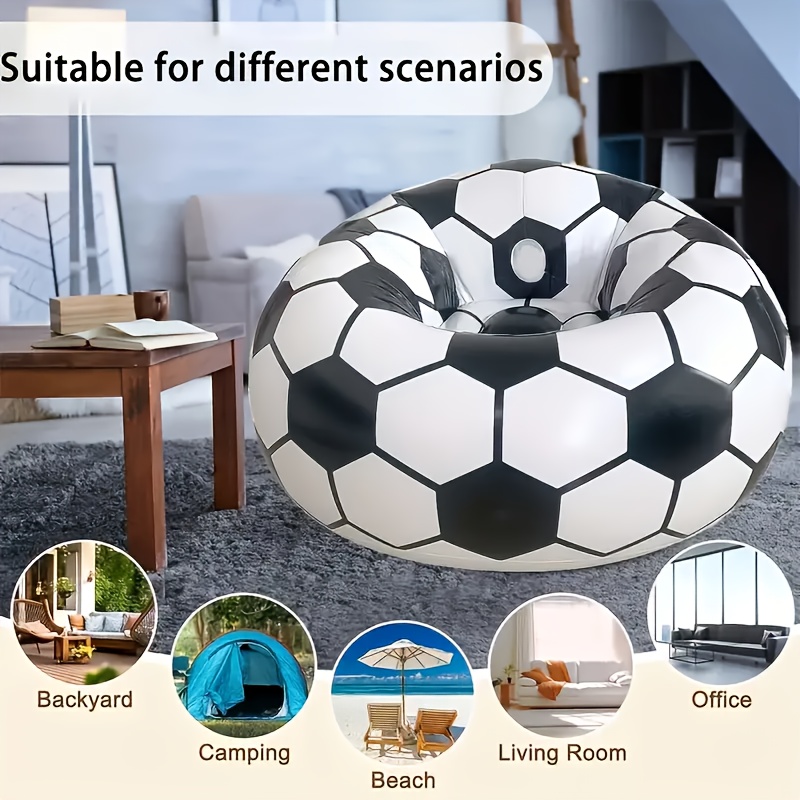 Inflatable Football-Shaped Sof - огляд і ціна Outdoor Furniture Cushion