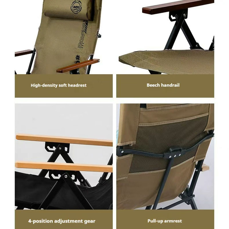 Folding High Back Beach Campin - огляд і ціна Outdoor Furniture Iron