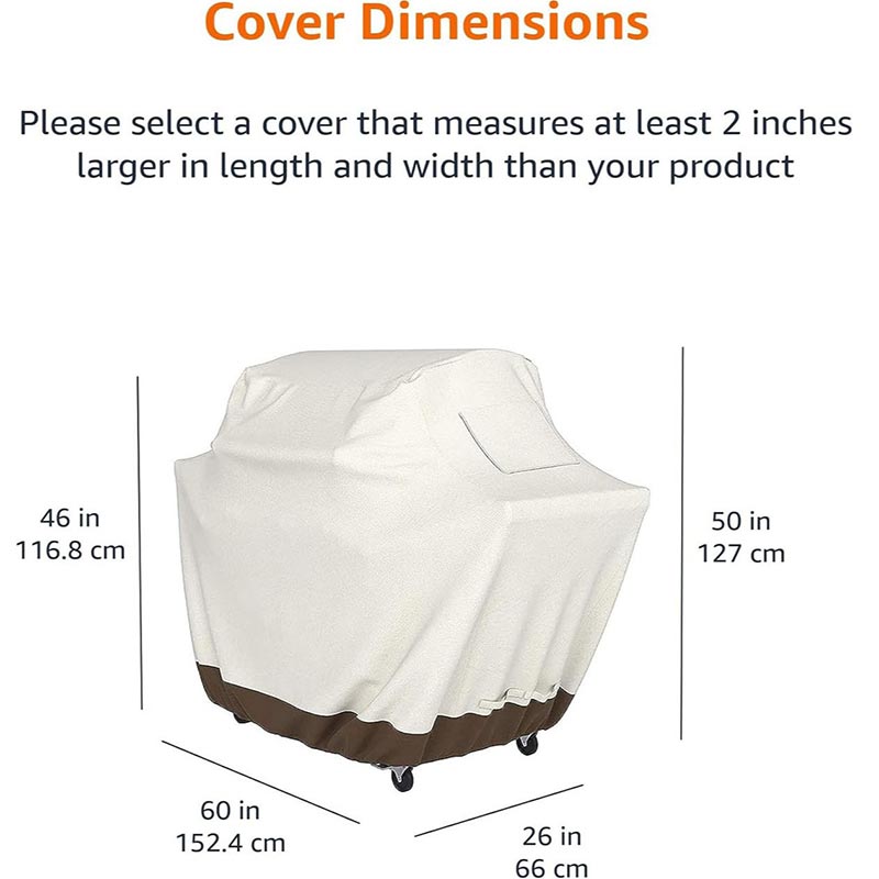 210D BBQ Beige Barbecue Grill  - огляд і ціна Outdoor Furniture Protector