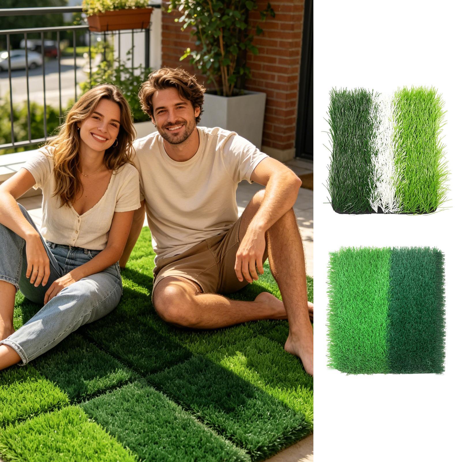 Faux Grass Rug 15.7x15.7in Sof - огляд і ціна Outdoor Rug Waterproof
