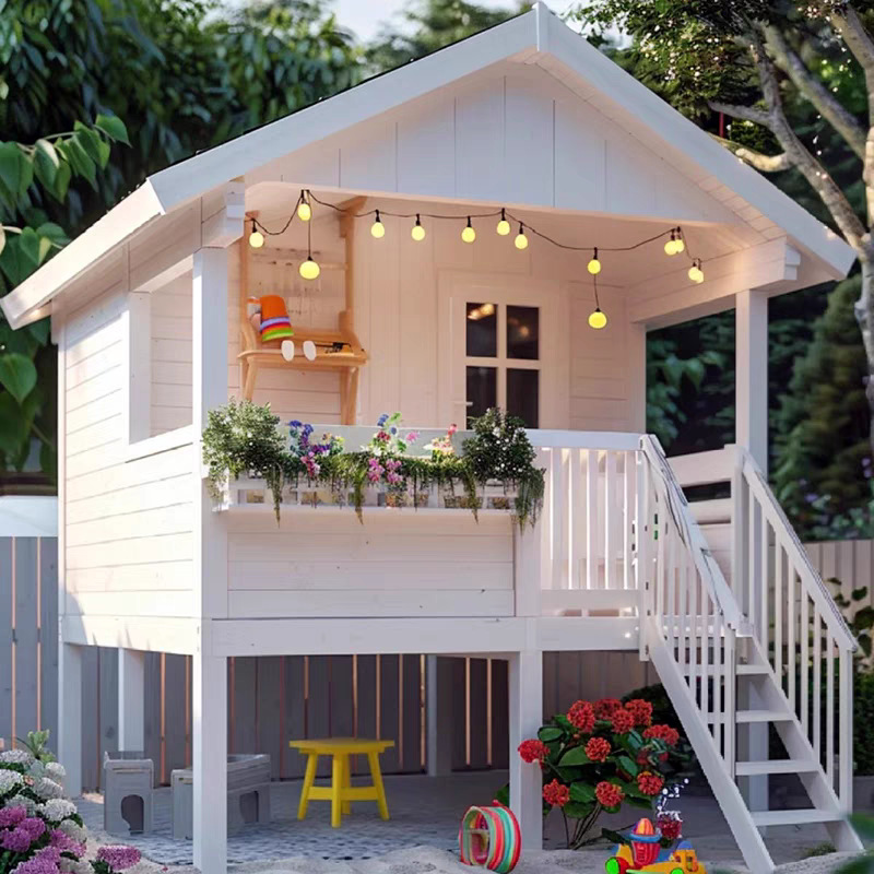 Kindergarten Playhouse Outdoor - огляд і ціна Outdoor Furniture Wooden