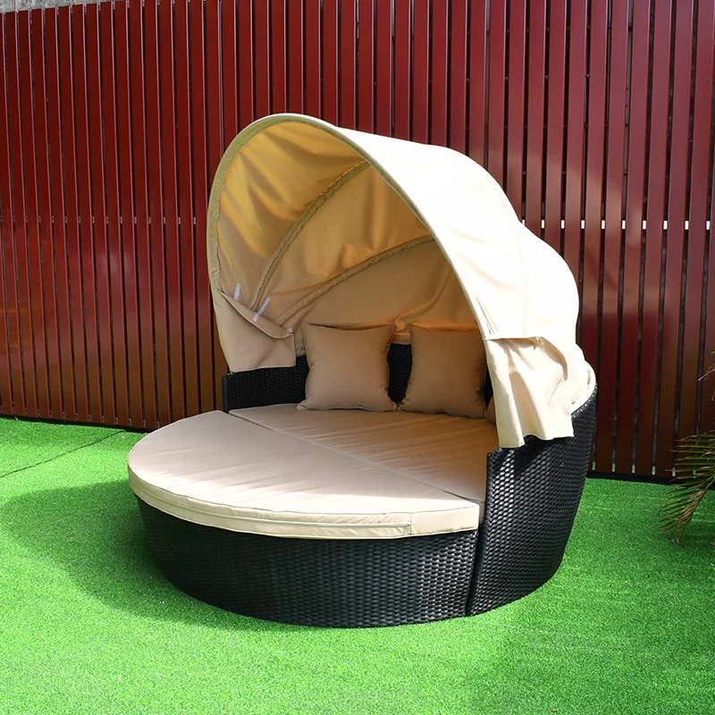 -Beach Swimming Pool Sun Bed O - огляд і ціна Rattan Lounge Set
