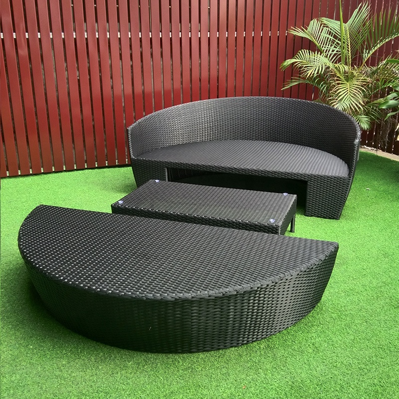 -Beach Swimming Pool Sun Bed O - огляд і ціна Rattan Lounge Set