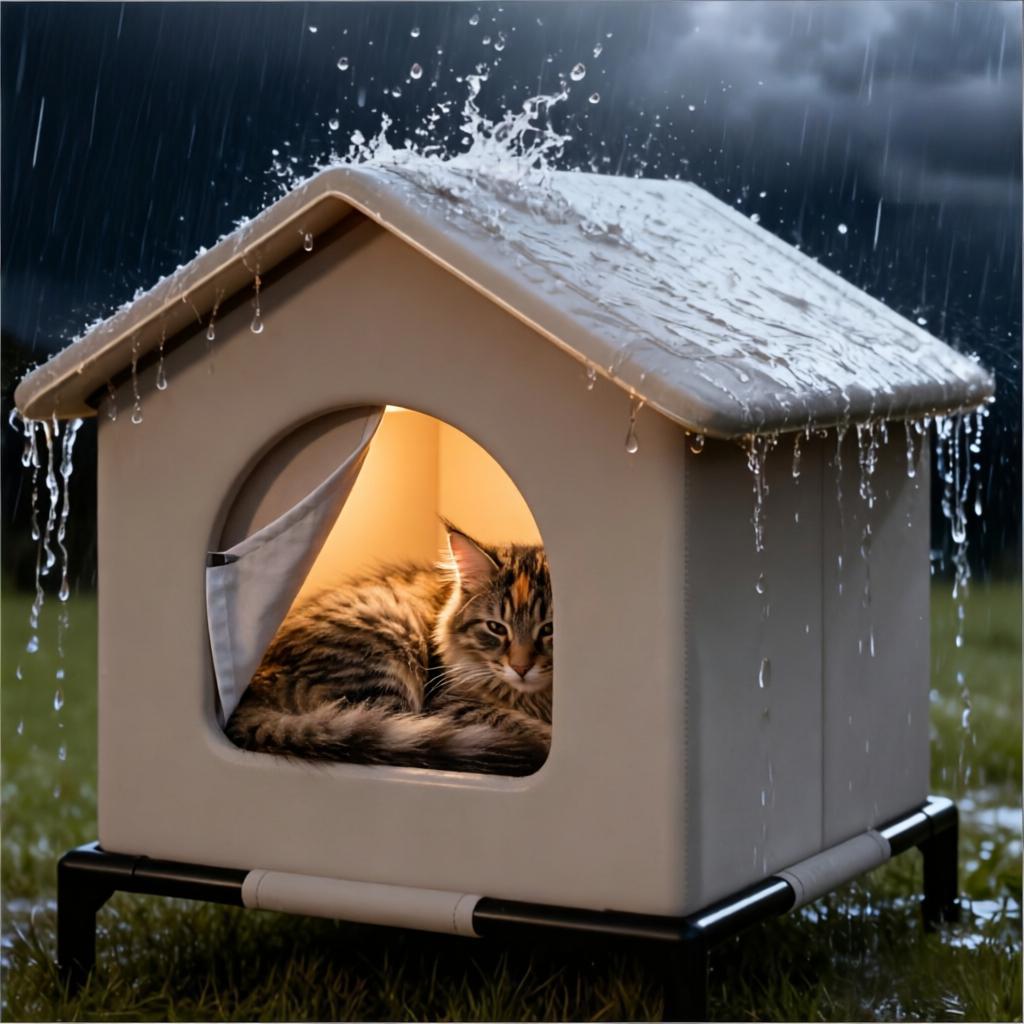 Stray Cat Houses with Mat Wate - огляд і ціна Outdoor Rug Waterproof