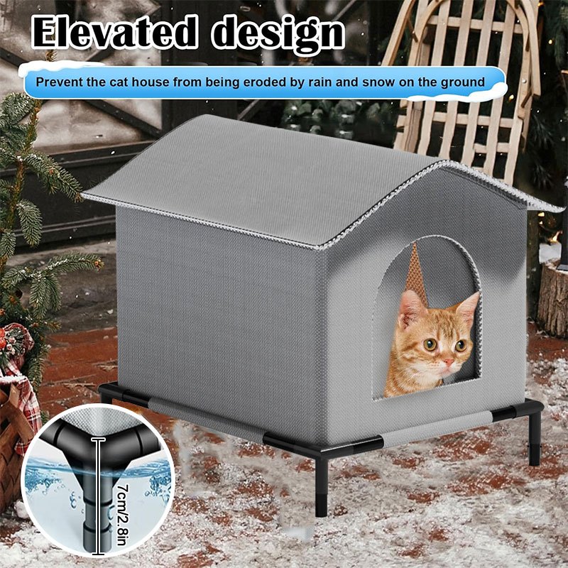 Stray Cat Houses with Mat Wate - огляд і ціна Outdoor Rug Waterproof