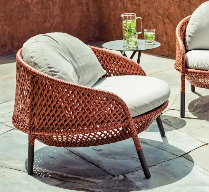 #Sofa Garden Set Curl Rattan S - огляд і ціна Rattan Lounge Set