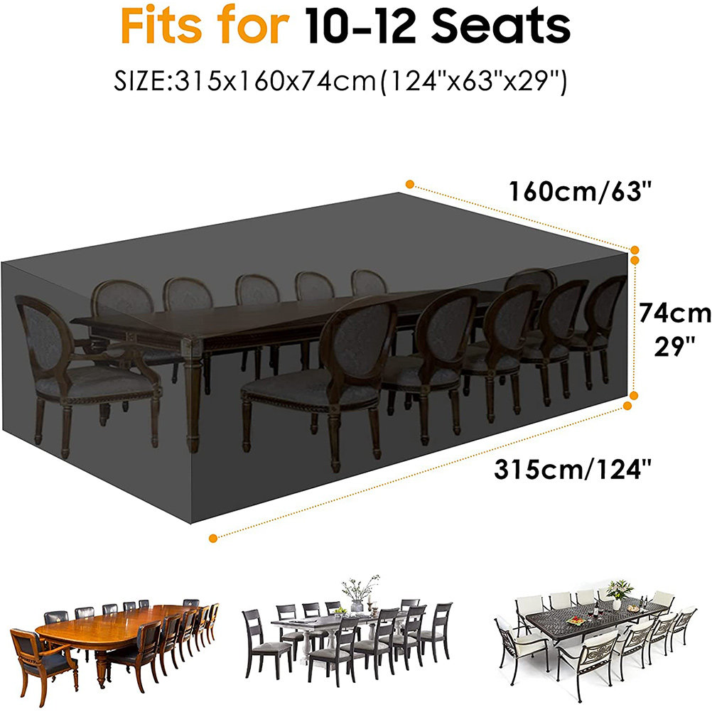Waterproof Garden Table Cover  - огляд і ціна Outdoor Furniture Protector