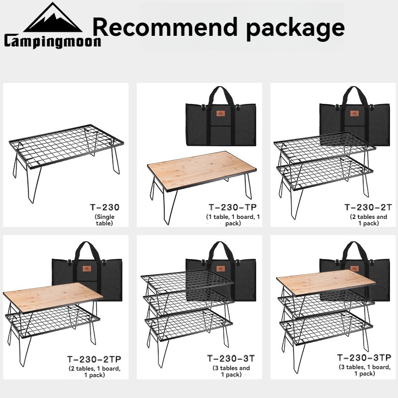 CAMPINGMOON T-230 Portable Mul - огляд і ціна Outdoor Furniture Iron