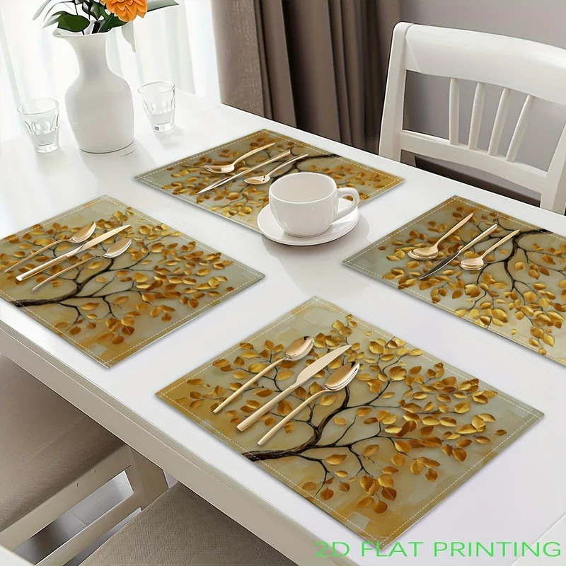 VIKAMA 4-Piece Golden Leaf Tre - огляд і ціна Outdoor Furniture Dining