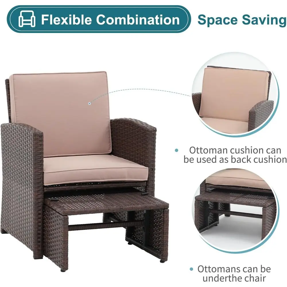 5-Piece Outdoor Patio Furnitur - огляд і ціна Outdoor Furniture Cushion