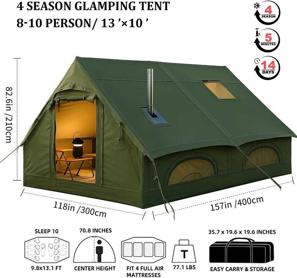 12㎡ Inflatable Camping Tent 30 - огляд і ціна Outdoor Furniture Supplier