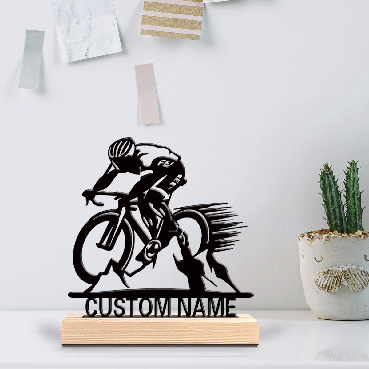 1pc Road cycling Custom Letter - огляд і ціна Outdoor Furniture Wooden