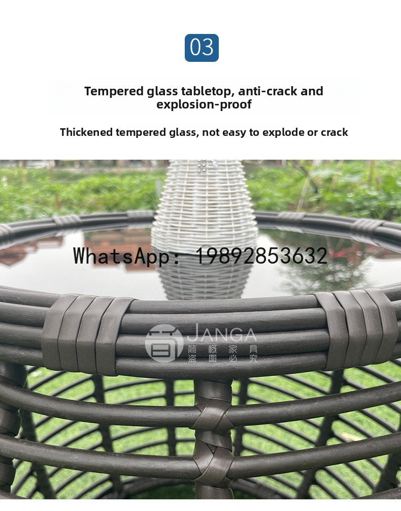Outdoor Creative Rattan Woven  - огляд і ціна Rattan Lounge Set