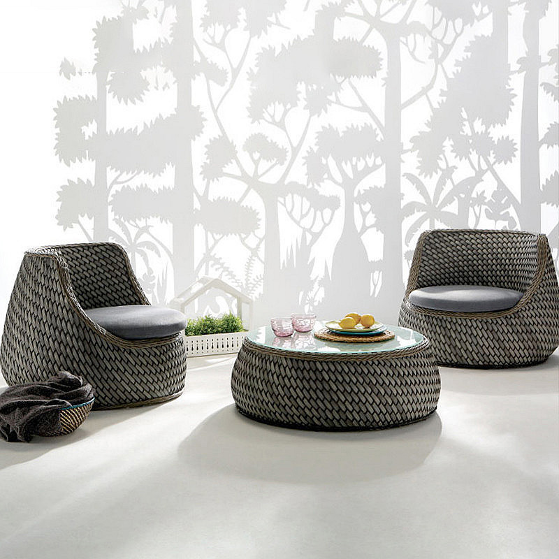 Wood Nordic Garden Furniture S - огляд і ціна Rattan Lounge Set