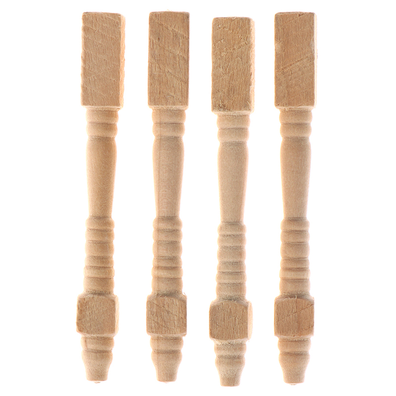 4Pcs 1:12 Dollhouse Miniature  - огляд і ціна Outdoor Furniture Wooden