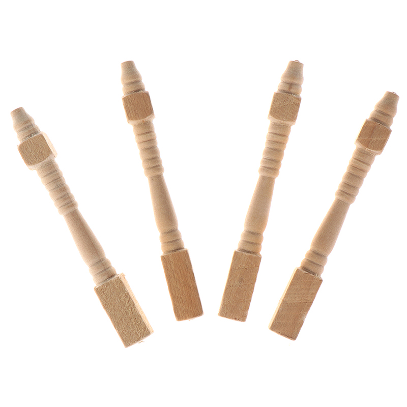 4Pcs 1:12 Dollhouse Miniature  - огляд і ціна Outdoor Furniture Wooden